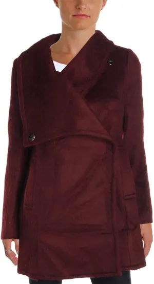 Badgley Mischka Women's Anna Brushed Wool Blend Coat