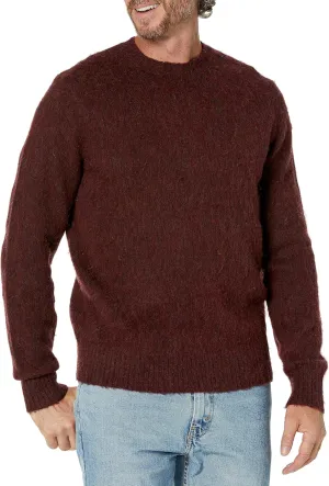 Brooks Brothers Men's Brushed Wool Crew Neck Sweater