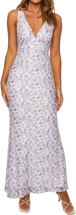 Elegant Lace Floral V Neck Backless Bodycon Dresses for Women Sexy Cut Out Low Back Sleeveless Maxi Dress Wedding Guest