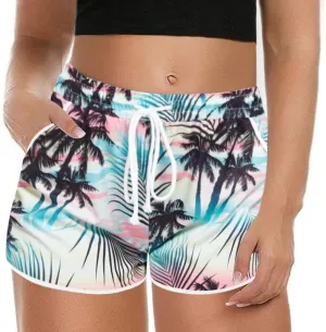 IN'VOLAND Women's Plus Size Swim Shorts Quick Dry Beach Boardshorts Swimwear Bottom Trunks with Pockets 2025