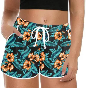 IN'VOLAND Women's Plus Size Swim Shorts Quick Dry Beach Boardshorts Swimwear Bottom Trunks with Pockets 2025