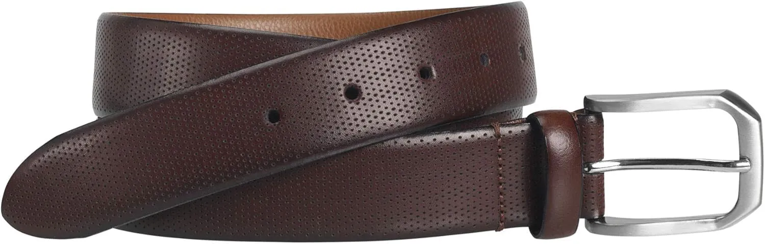 Johnston & Murphy Men's Micro Perf Belt