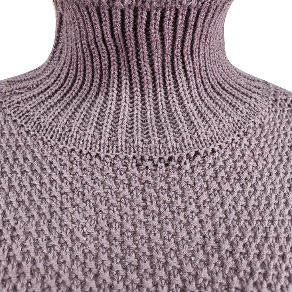 LCMTWX Long Sleeve Oversized Sweater Dress Solid Knitted Sweater Dresses Loose Turtleneck Oversize Loose Turtleneck