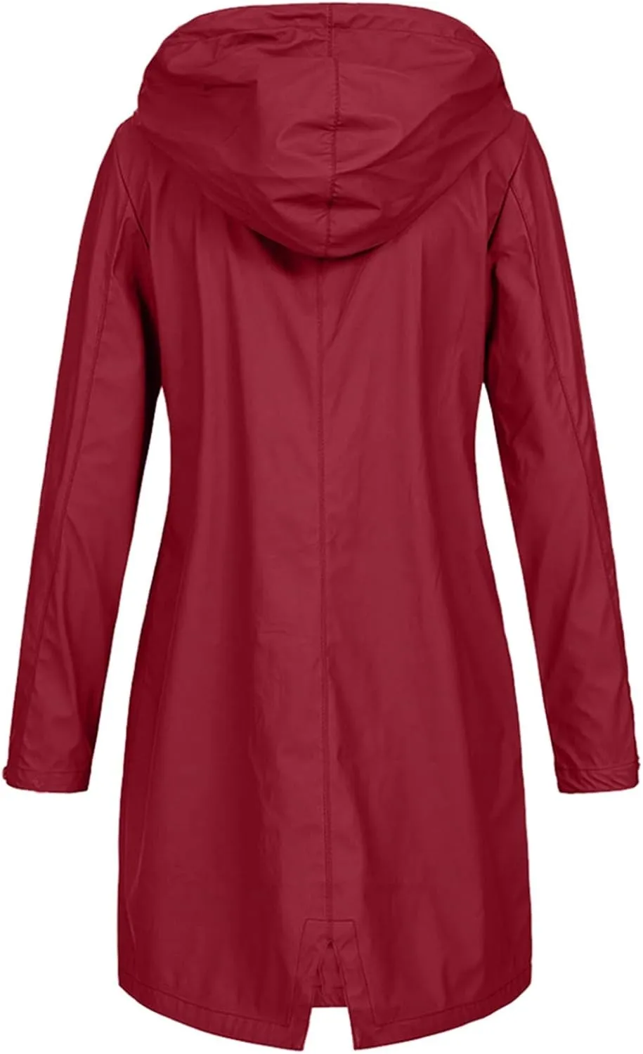 LCMTWX Windbreaker Long Rain Jacket Jacket Windproof Outdoor Coat Plus Women's Coat Fashion 2023 Long Sleeve Rain Jacket
