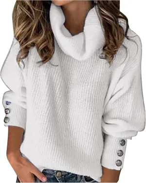 Lightweight Turtleneck Shirts Ladies Loose Large Size Thick Knitted Sweater Bottom Shirt Black Turtleneck Women