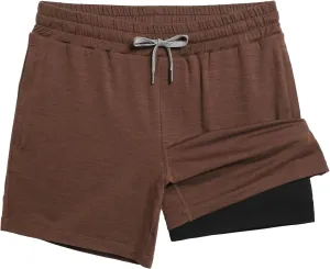 maamgic Mens 2 in 1 Running Shorts, 5" Gym Short with Zip Pockets, Quick Dry Workout Athletic Shorts for Men