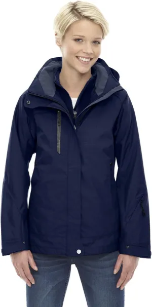 North End Womens 3-in-1 Jacket with Soft Shell Liner (78178)