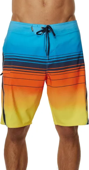 O'NEILL Men's 20 Inch Fade S-Seam Boardshorts - Quick Dry Swim Trunks for Men with Fabric and Pockets
