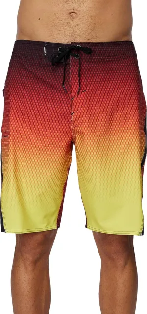 O'NEILL Men's 20 Inch Fade S-Seam Boardshorts - Quick Dry Swim Trunks for Men with Fabric and Pockets