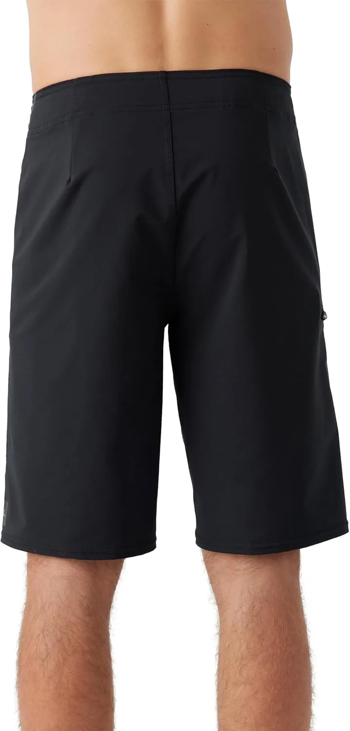 O'NEILL Men's 21 Inch Hyperfreak S-Seam Boardshorts - Quick Dry Swim Trunks for Men with Fabric and Pockets