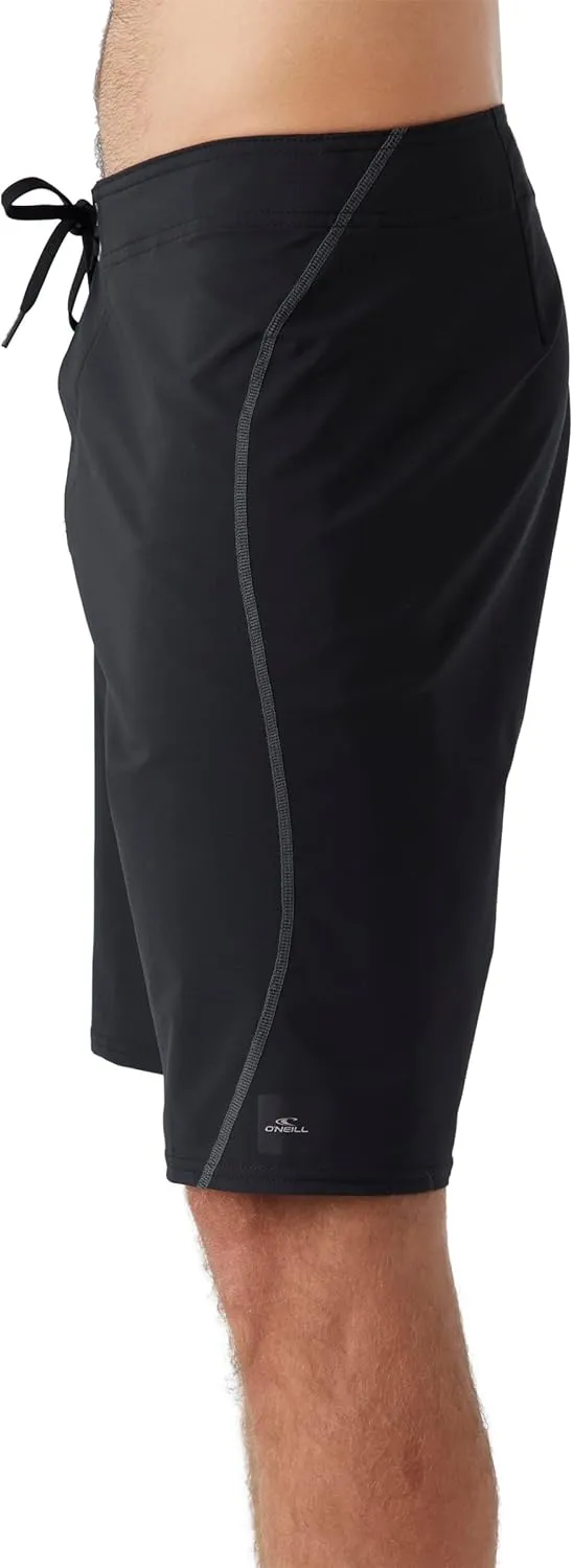 O'NEILL Men's 21 Inch Hyperfreak S-Seam Boardshorts - Quick Dry Swim Trunks for Men with Fabric and Pockets