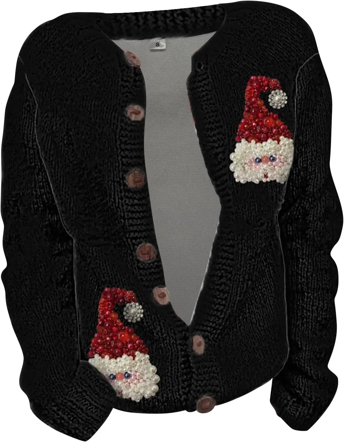 Oversized Sweaters for Women Print Comfortable Knitted Cardigan Lightweight Sweater Knit Jackets Outfits Knit