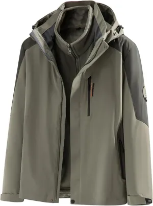 Rain Jacket for Men 2023 Novelty Waterproof Raincoat Lightweight Rain Jackets Outdoor Rain Coat Windbreaker with Hood