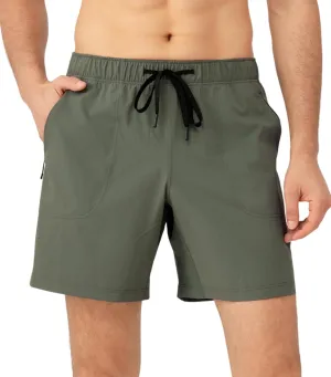 Separatec Mens Athletic Gym Shorts - Breathable Men's Quick Dry Short with Zipper Pockets for Running, Workout