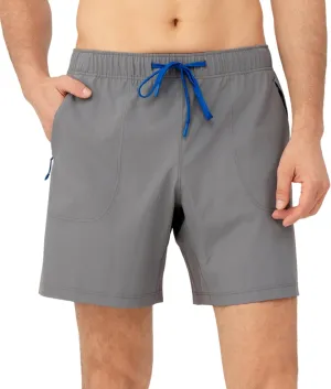 Separatec Mens Athletic Gym Shorts - Breathable Men's Quick Dry Short with Zipper Pockets for Running, Workout