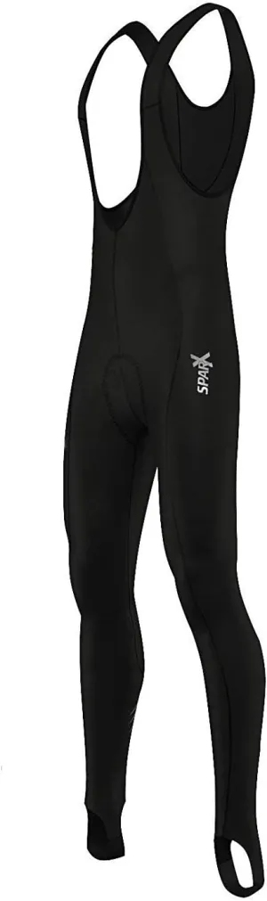 Sparx Super Roubaix Cycling Bib Tight Padded Winter Cycle Thermal Bib Pants