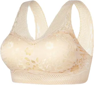 Sports Bra for Women Padded Strappy Workout Exercise Bras Wirefree Seamless High Impact Bras Bralettes