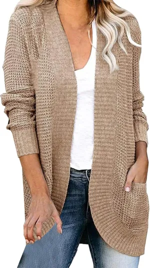 Sweater Dress for Women Women Cardigan Breasted Large Long Single Sleeves Coat Women's Long Sleeve Oversized Long