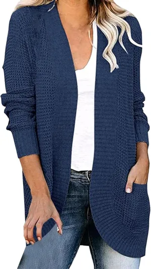 Sweater Dress for Women Women Cardigan Breasted Large Long Single Sleeves Coat Women's Long Sleeve Oversized Long