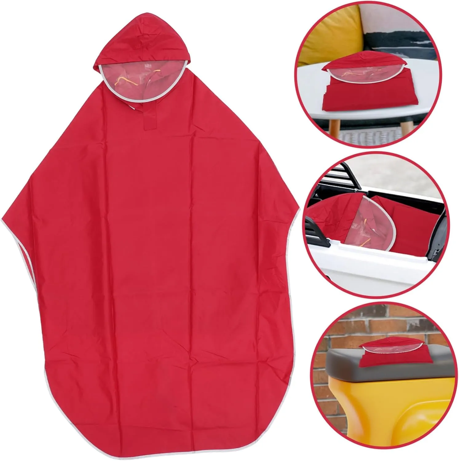 TENDYCOCO Scooter Cover Workout Jackets Rain Jacket for Women Rain Jackets Adult Bike Rainproof Wind Jacket