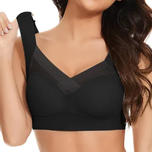 Women Seamless Stretch Wireless Bra Sexy Padded Large Bust Comfort Bras Bralettes