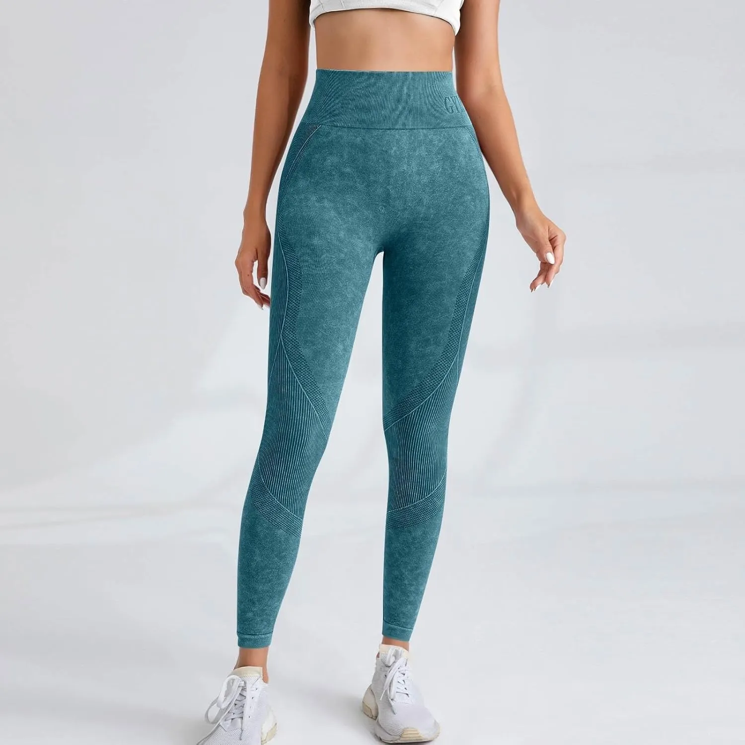Women's High Waisted Yoga Leggings Tummy Control Seamless Butt Lifting Workout Pants Stretchy Gym Compression Pants