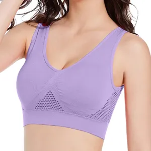 Womens Wirefree Full Coverage Bras Everyday Seamless Padded Fitness Running Ladies Bras Bralettes